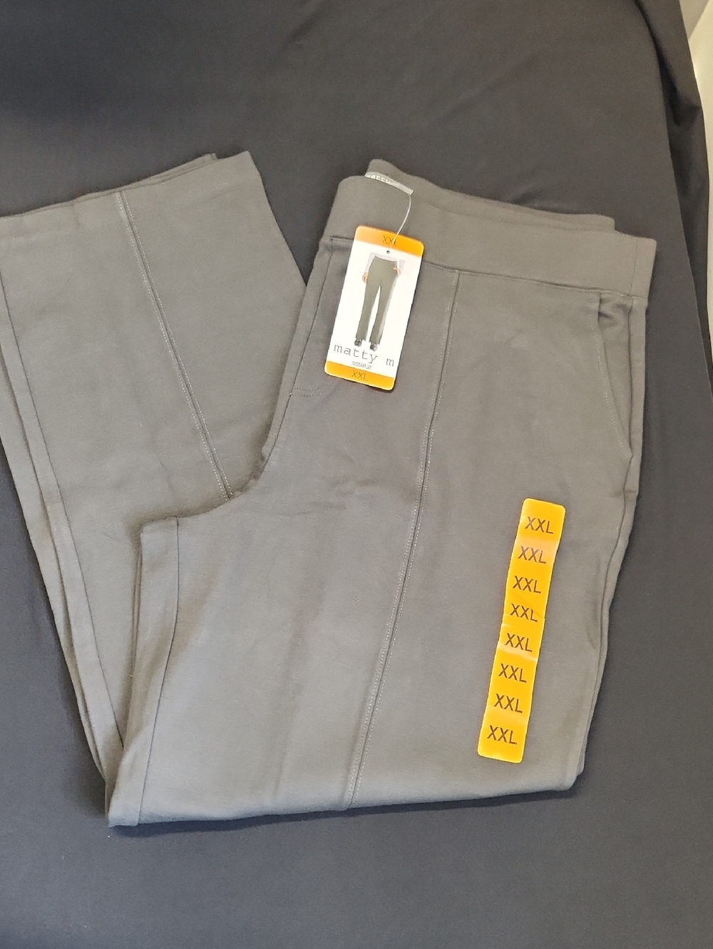 Matty M Dark Olive Straight Leg Pants Size XXL.  #A05